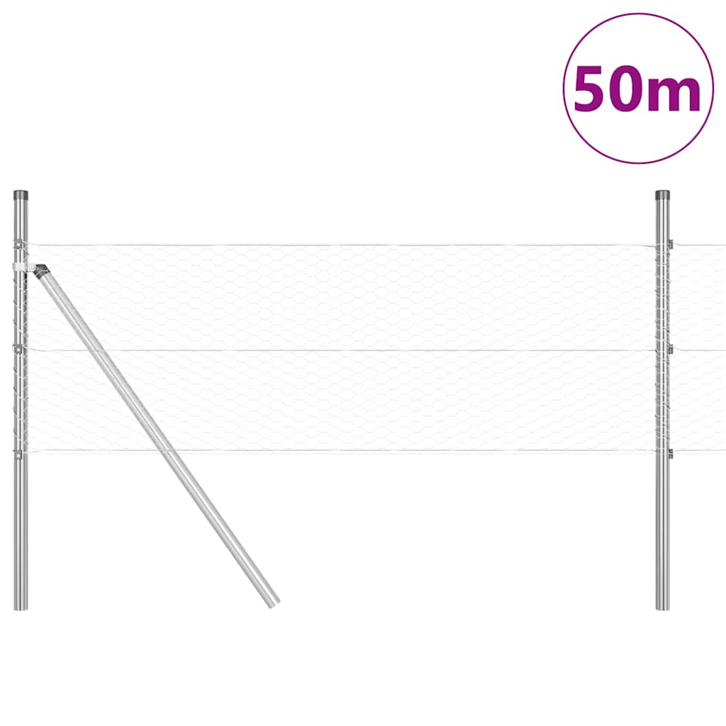 Temeljna zavarena žičana ograda 50 x 0,5 m (Š x V)