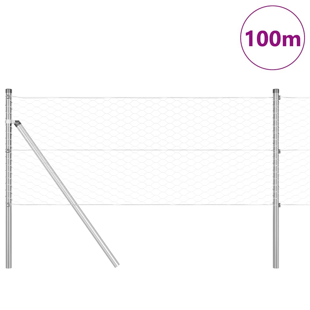 Temeljna zavarena žičana ograda 100 x 0,6 m (Š x V)