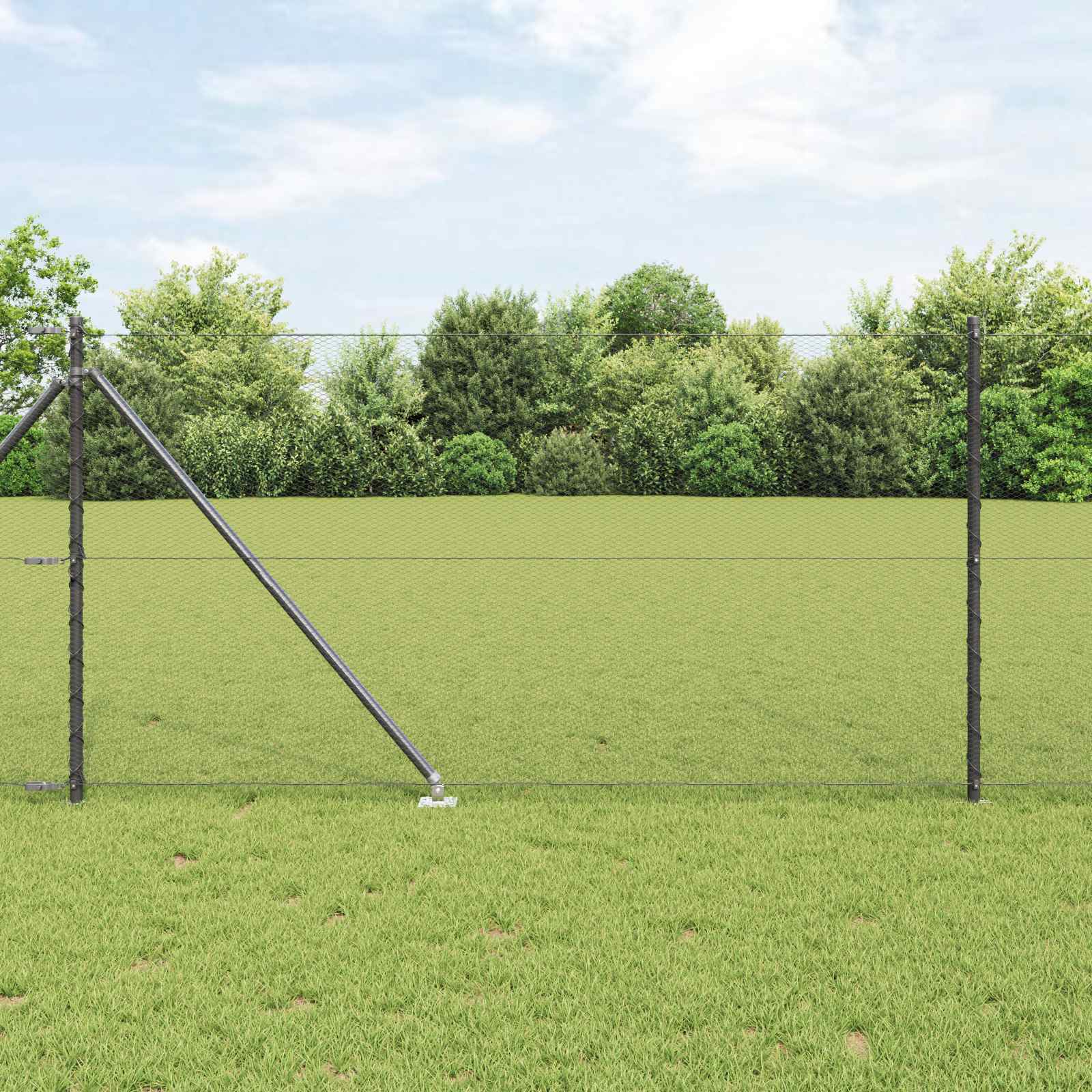 Zavareno žičano ograđivanje s bodljama 100 x 1 m (Š x V)
