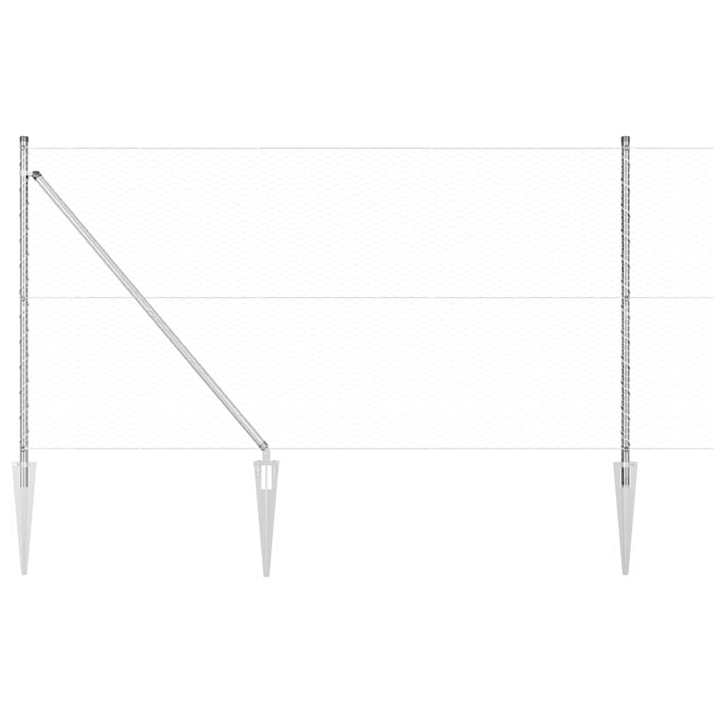 Zavareno žičano ograđivanje s bodljama 50 x 1,2 m (Š x V)