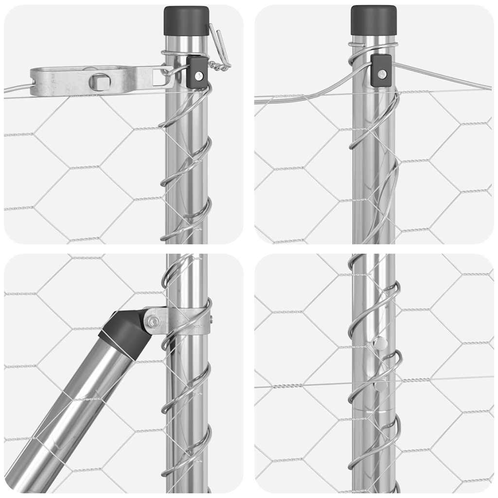 Zavareno žičano ograđivanje s bodljama 50 x 1,2 m (Š x V)
