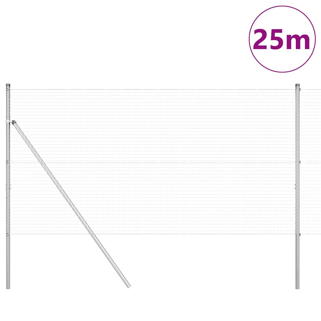 Temeljna zavarena žičana ograda 25 x 1,4 m (Š x V)