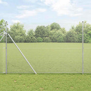 Temeljna zavarena žičana ograda 25 x 1,5 m Srebrna Mreža