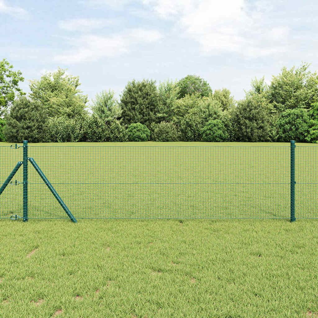 Temeljna zavarena žičana ograda 10 x 0,8 m Zelena Mreža
