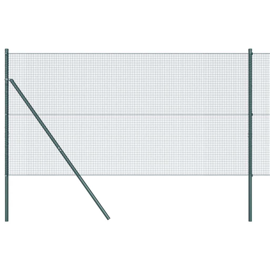 Temeljna zavarena žičana ograda 10 x 1,2 m Zelena Mreža