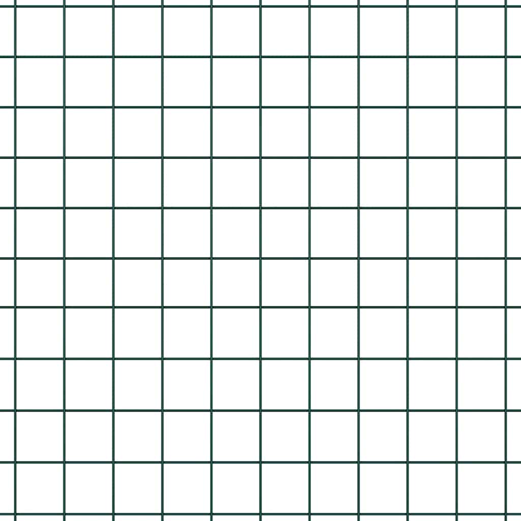 Temeljna zavarena žičana ograda 25 x 1,2 m Zelena Mreža
