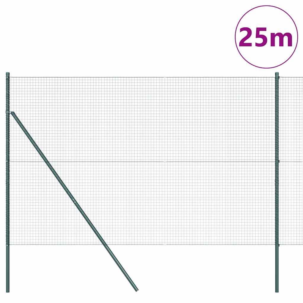 Temeljna zavarena žičana ograda 25 x 1,6 m (Š x V)