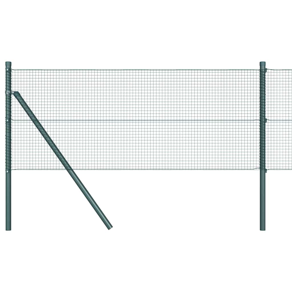 Temeljna zavarena žičana ograda 50 x 0,5 m Zelena Mreža