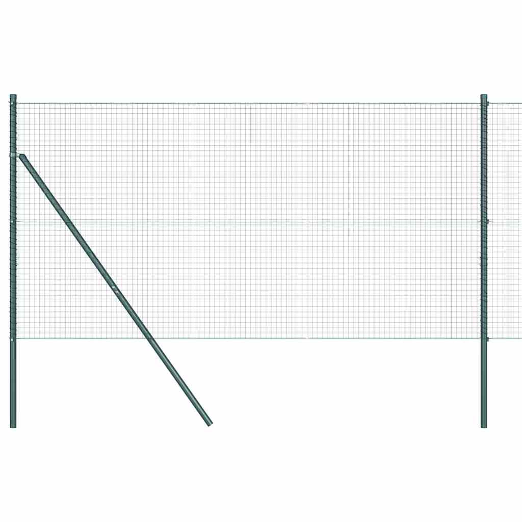Temeljna zavarena žičana ograda 50 x 1,2 m Zelena Mreža