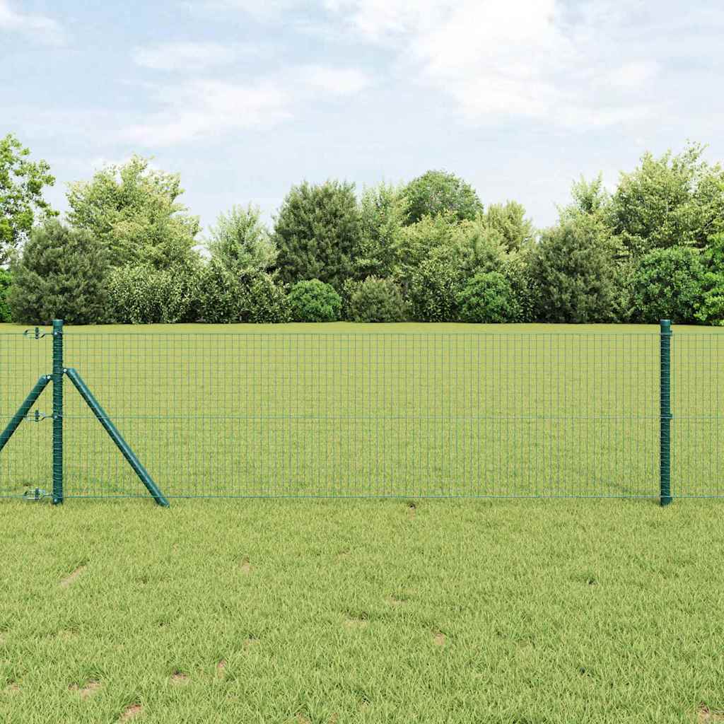 Temeljna zavarena žičana ograda 100 x 0,4 m Zelena Mreža