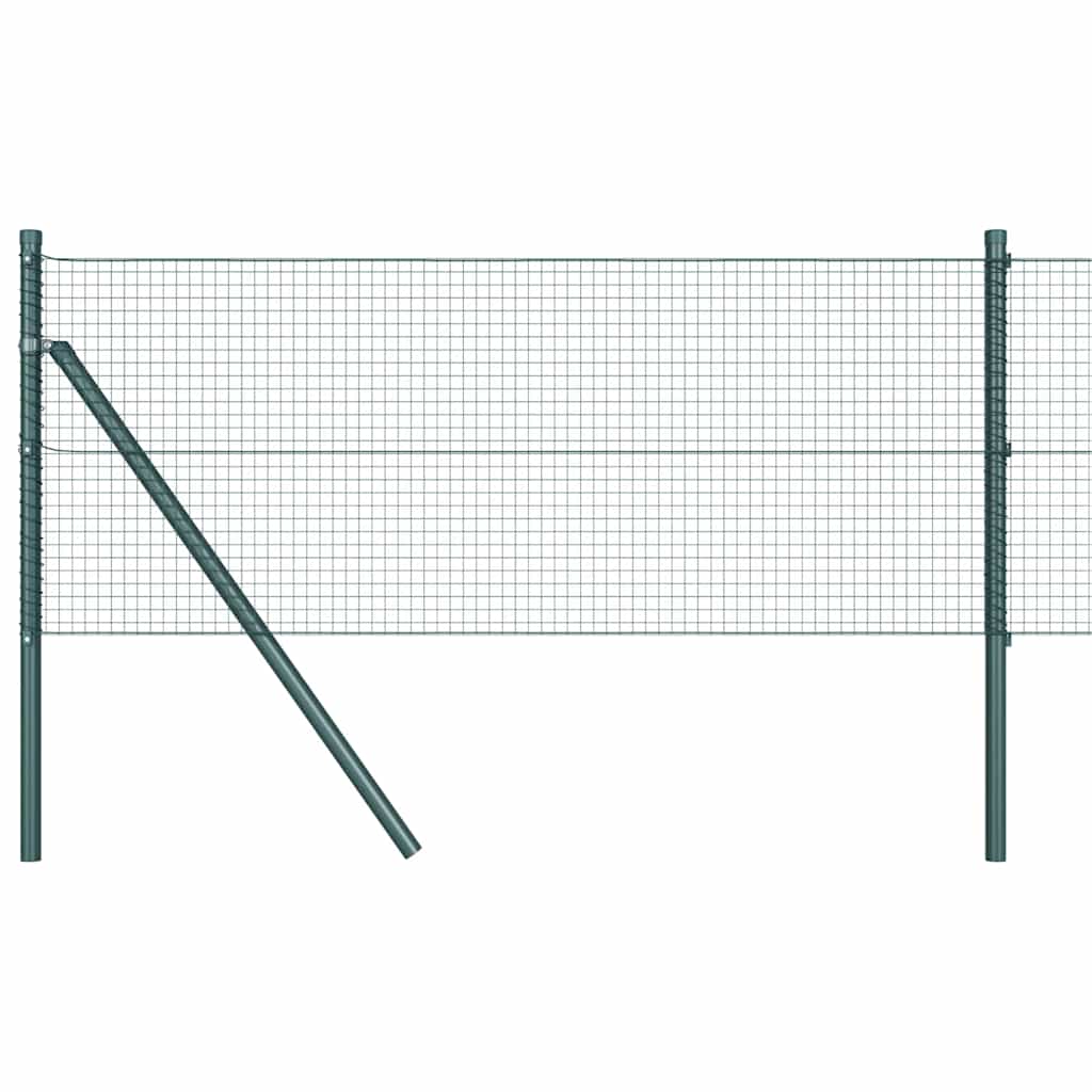 Temeljna zavarena žičana ograda 100 x 0,6 m Zelena Mreža