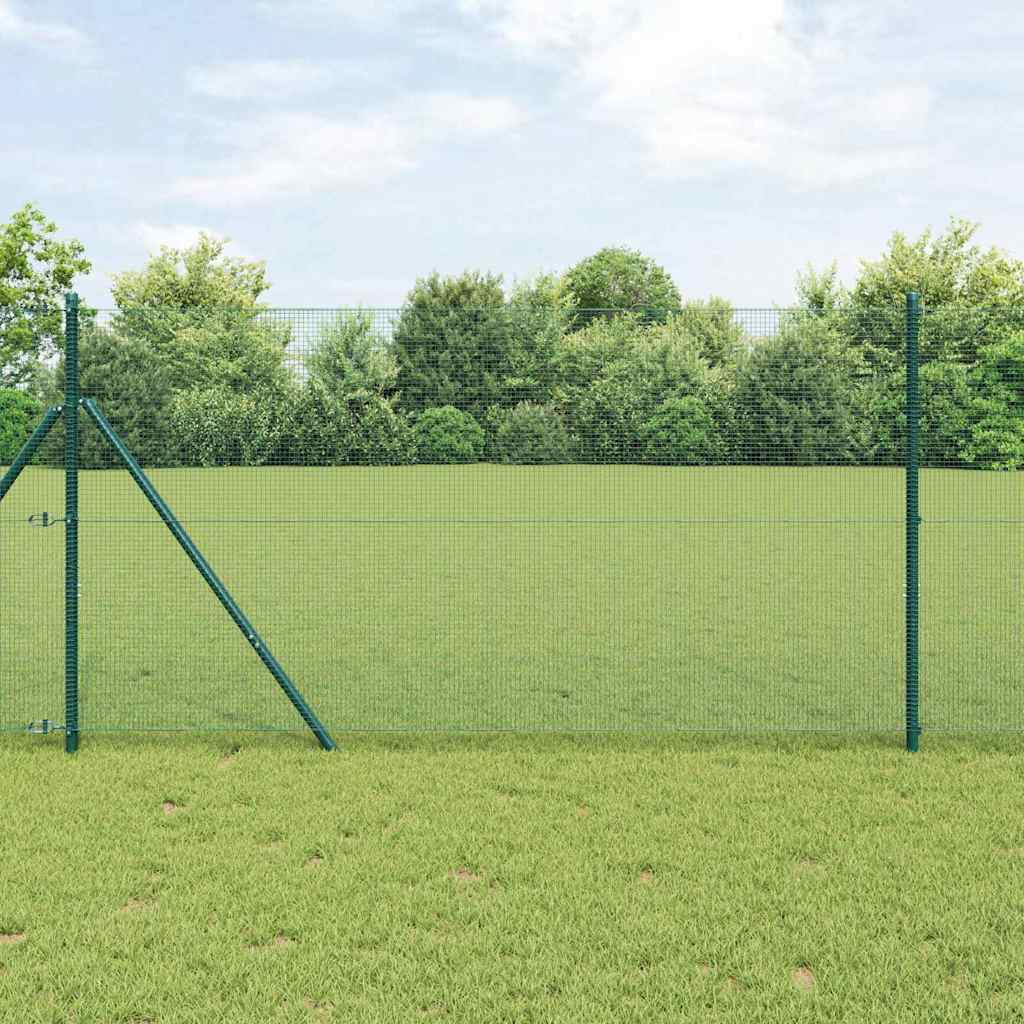 Temeljna zavarena žičana ograda 100 x 1 m Čelik premazan PVC-om