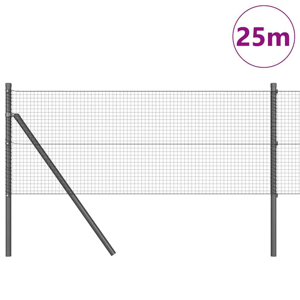 Temeljna zavarena žičana ograda 25 x 0,4 m (Š x V)