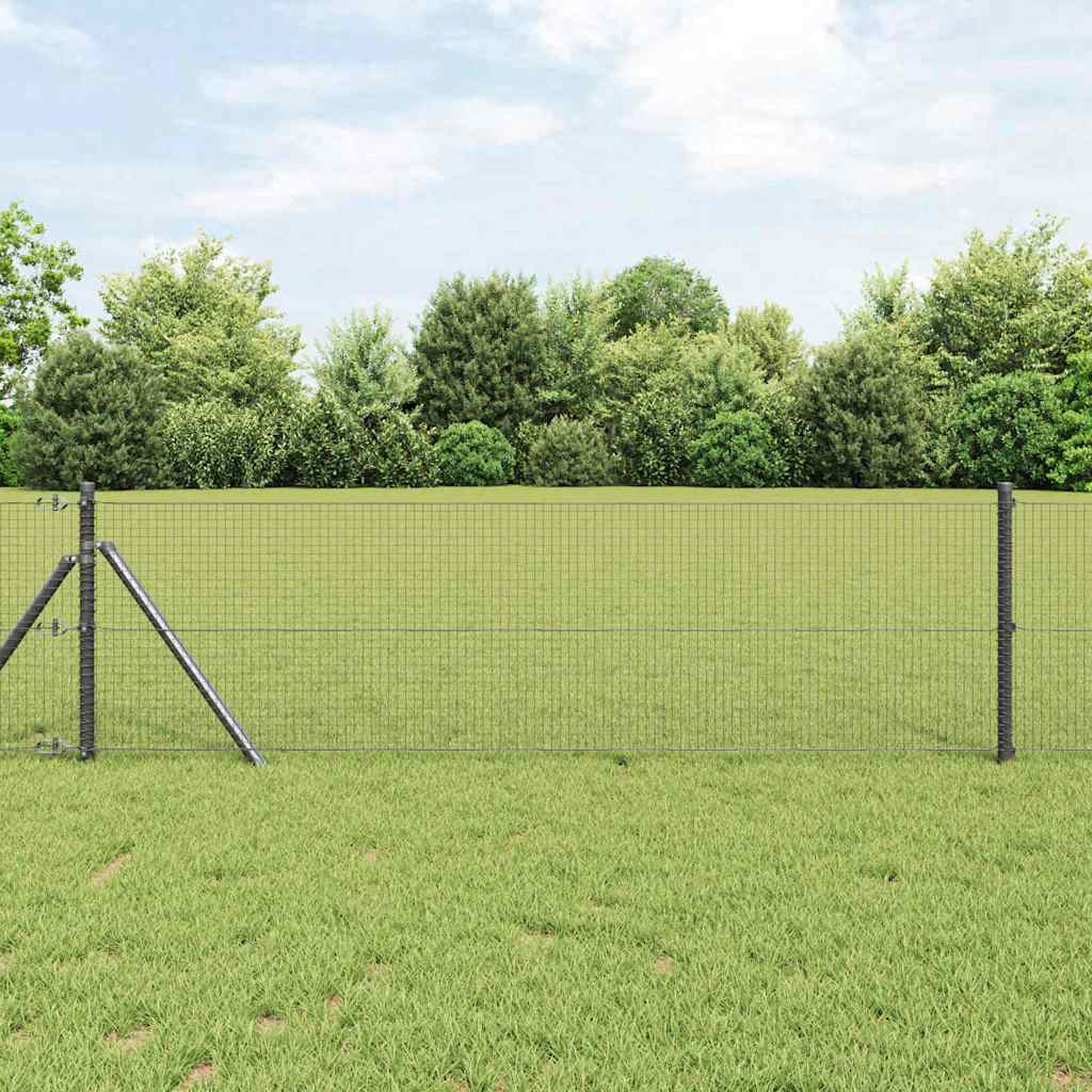 Temeljna zavarena žičana ograda 100 x 0,5 m Siva Mreža