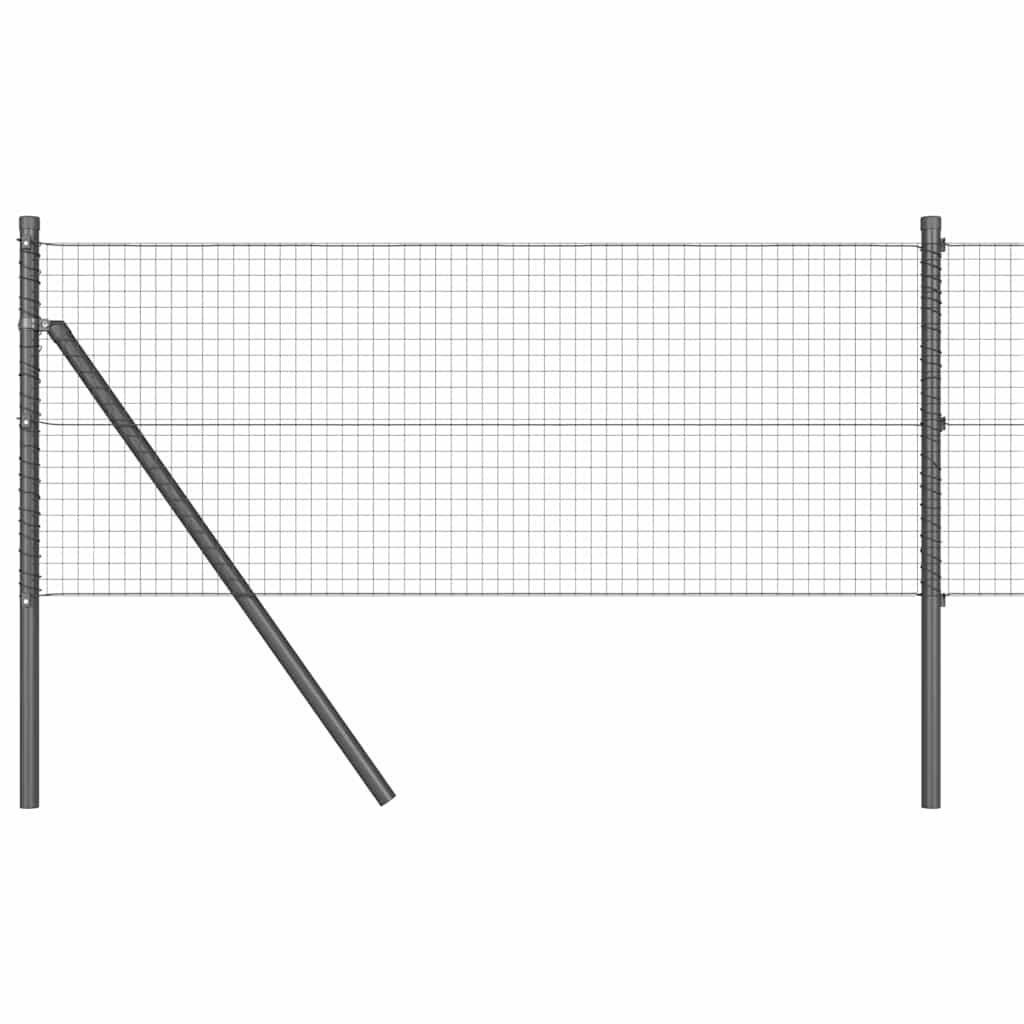 Temeljna zavarena žičana ograda 100 x 0,5 m Siva Mreža