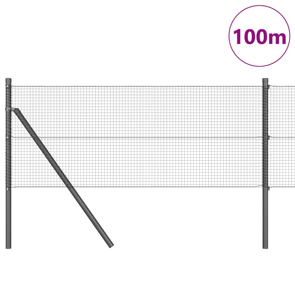 Temeljna zavarena žičana ograda 100 x 0,8 m (Š x V)
