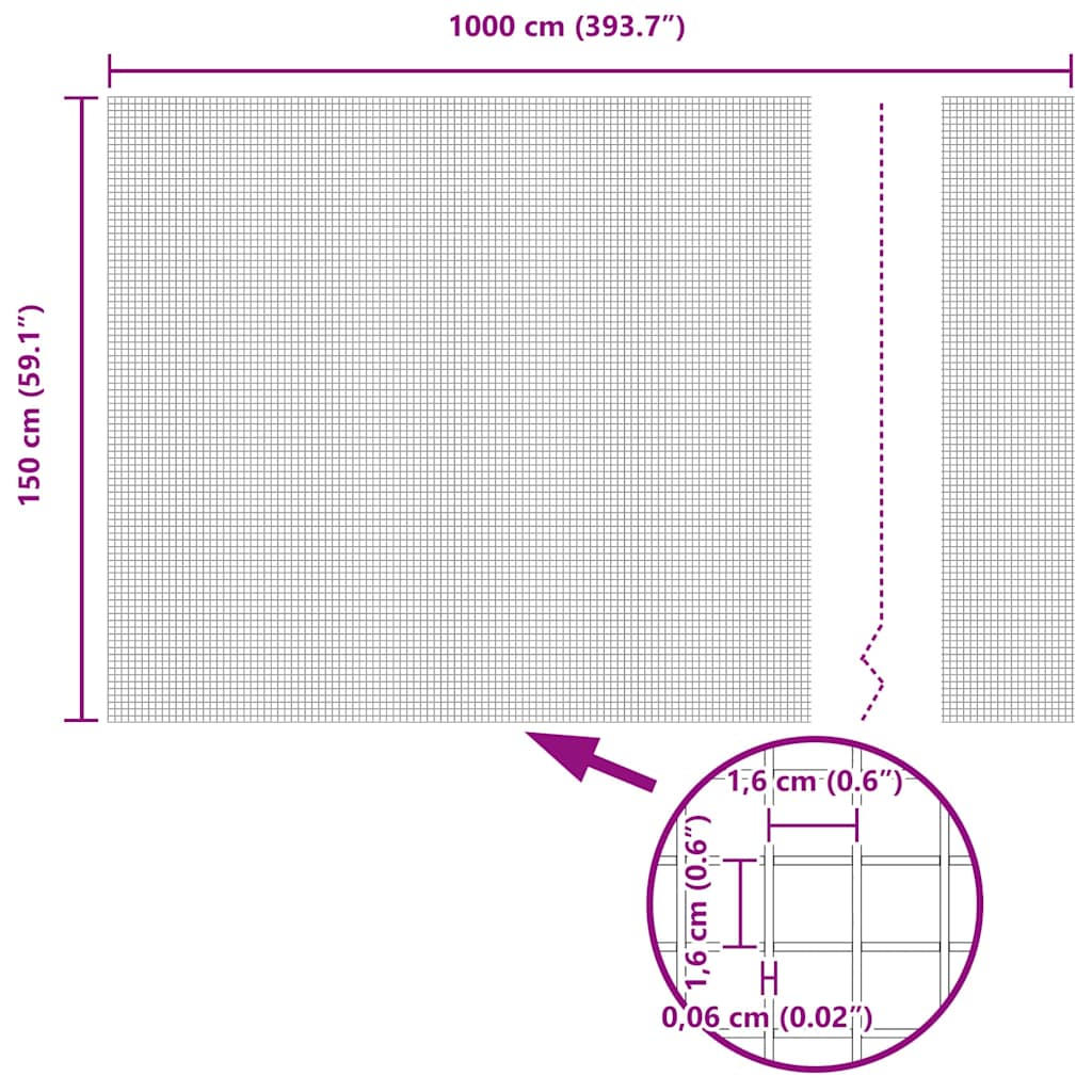 Zavareno žičano ograđivanje s bodljama 10 x 1,5 m Srebrna Mreža