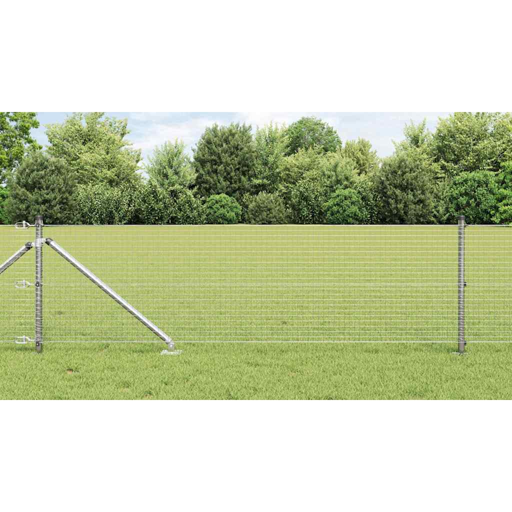 Zavareno žičano ograđivanje s bodljama 25 x 0,5 m Srebrna Mreža