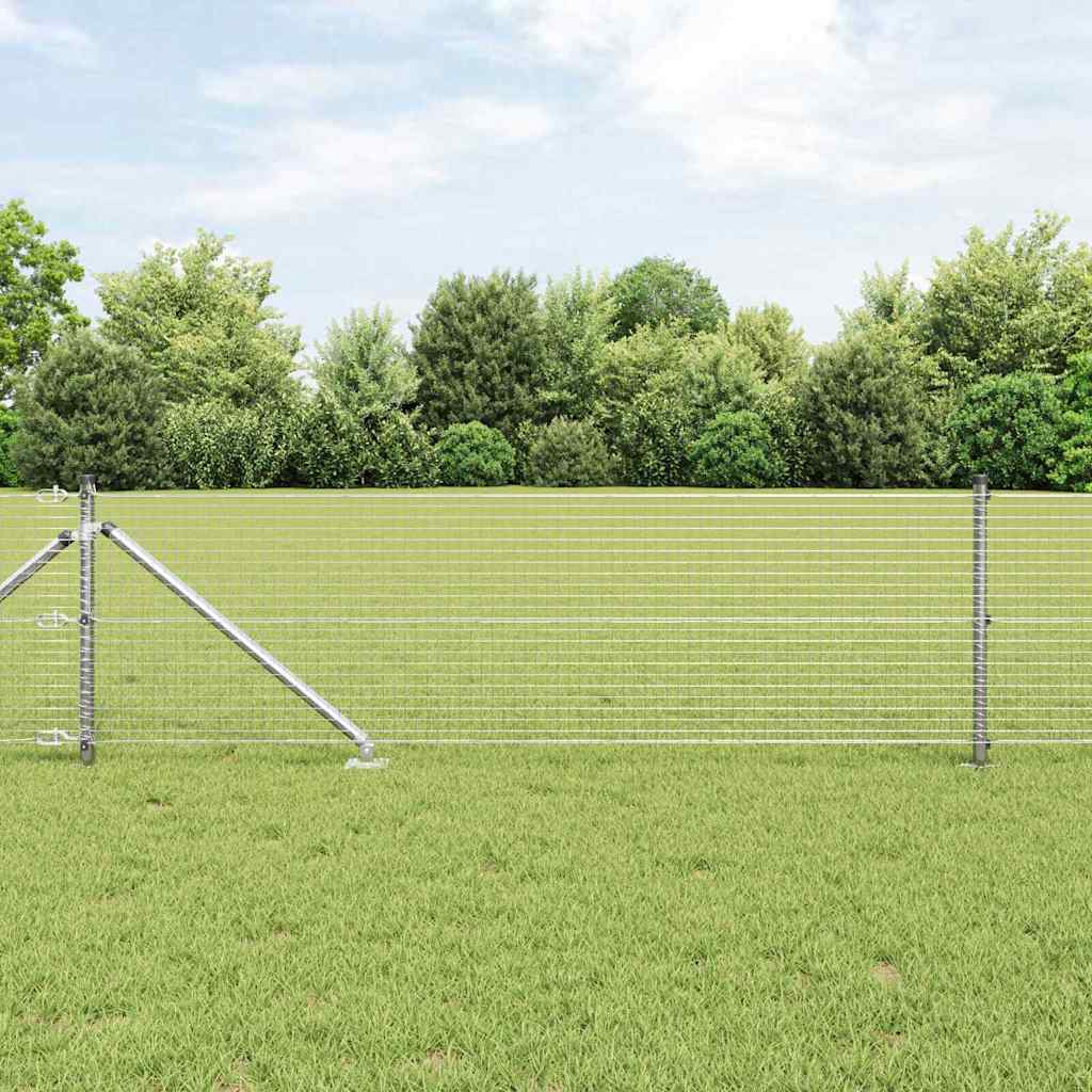 Zavareno žičano ograđivanje s bodljama 50 x 0,6 m Srebrna Mreža