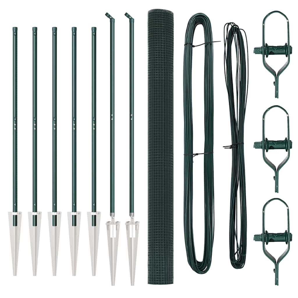 Zavareno žičano ograđivanje s bodljama 10 x 1,6 m Zelena Mreža