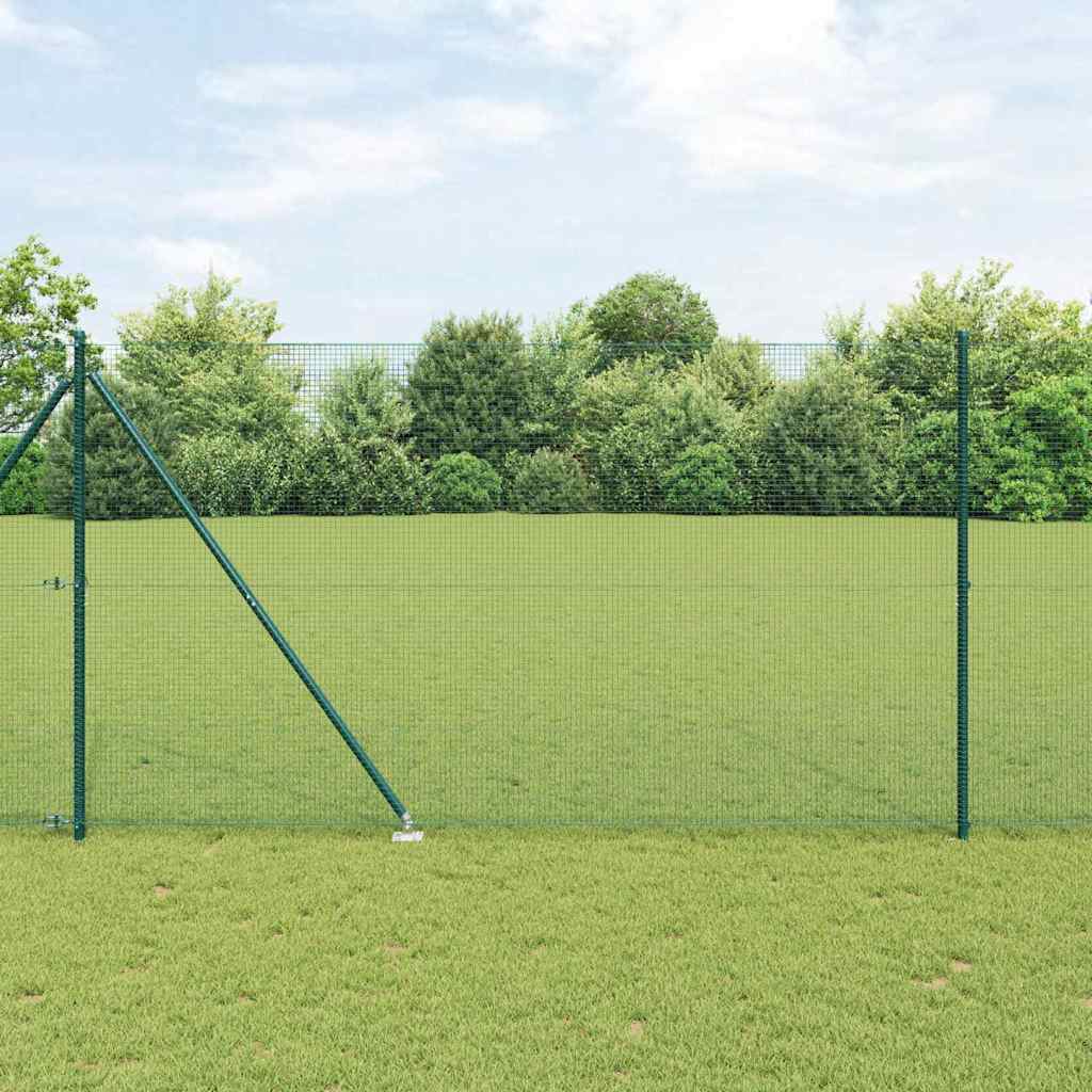 Zavareno žičano ograđivanje s bodljama 50 x 1,5 m Zelena Mreža