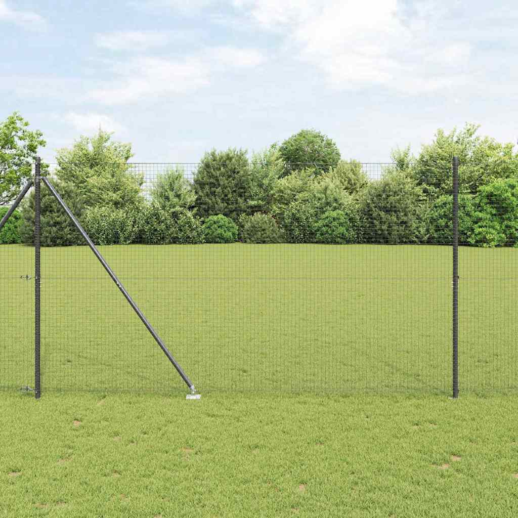 Zavareno žičano ograđivanje s bodljama 25 x 1,5 m Siva Mreža