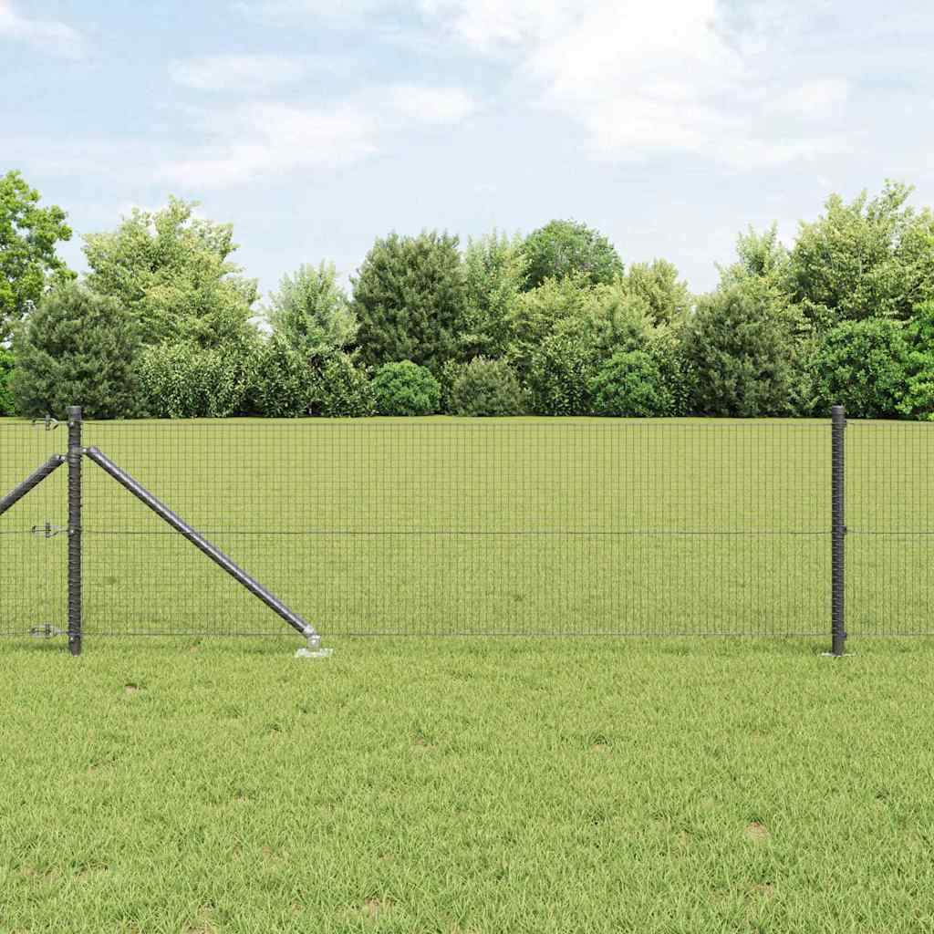 Zavareno žičano ograđivanje s bodljama 50 x 0,5 m Siva Mreža
