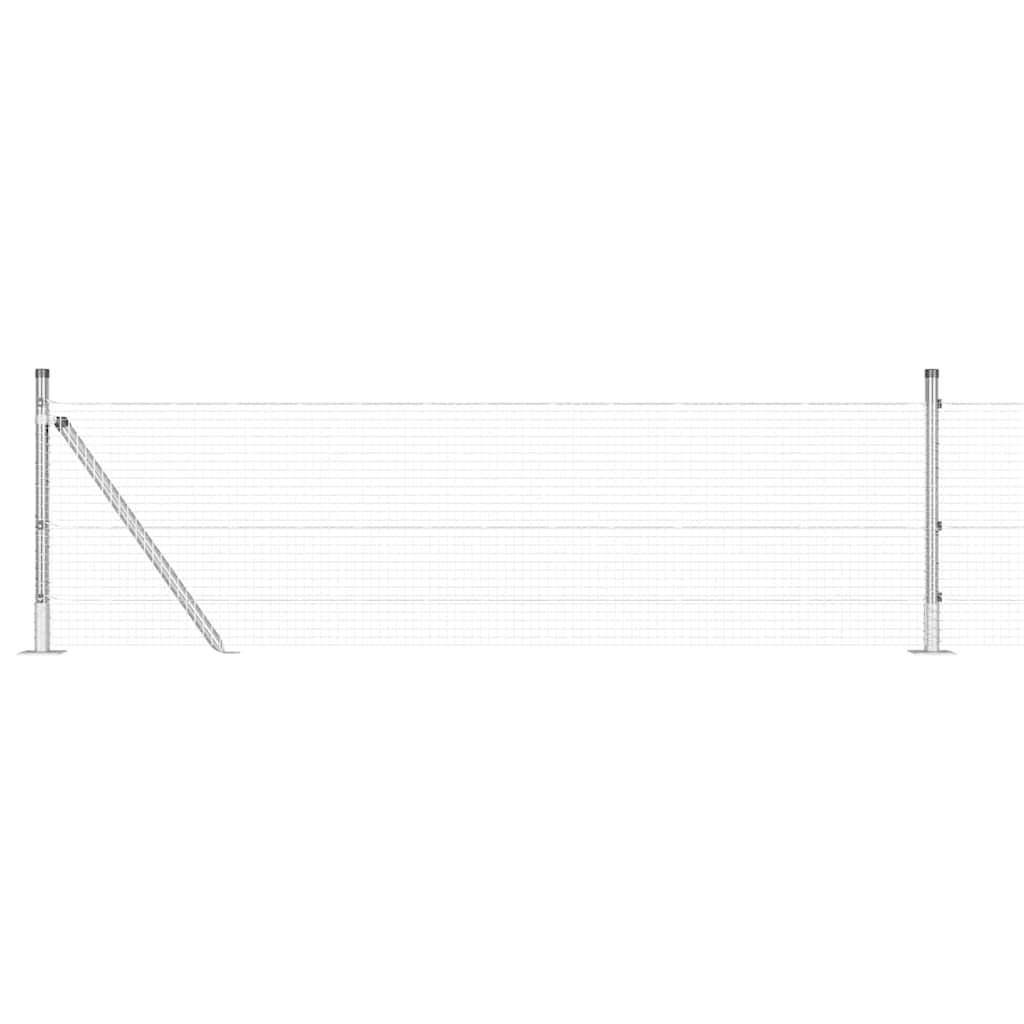 Zavareno žičano ogradno mreža s betonskom podlogom 10 x 0,6 m