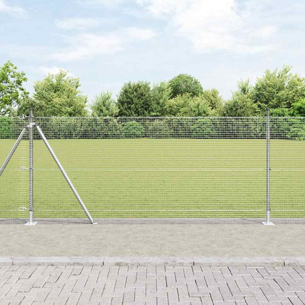 Zavareno žičano ogradno mreža s betonskom podlogom 10 x 0,8 m