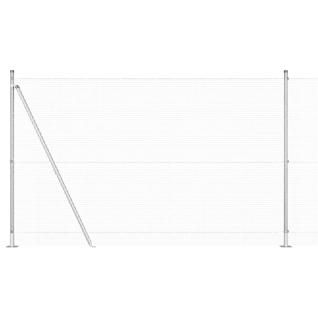 Zavareno žičano ogradno mreža s betonskom podlogom 10 x 1,6 m