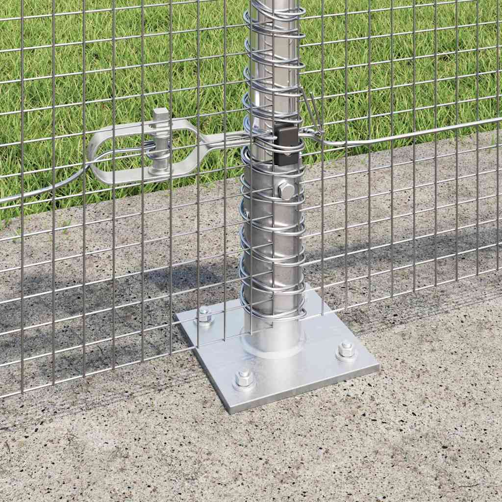 Zavareno žičano ogradno mreža s betonskom podlogom 25 x 0,4 m