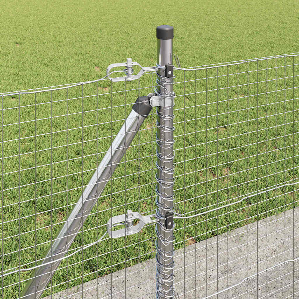 Zavareno žičano ogradno mreža s betonskom podlogom 25 x 0,4 m