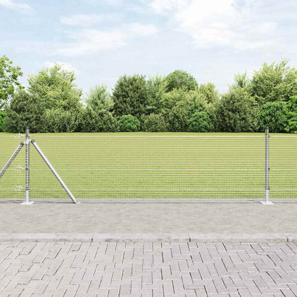 Zavareno žičano ogradno mreža s betonskom podlogom 25 x 0,5 m