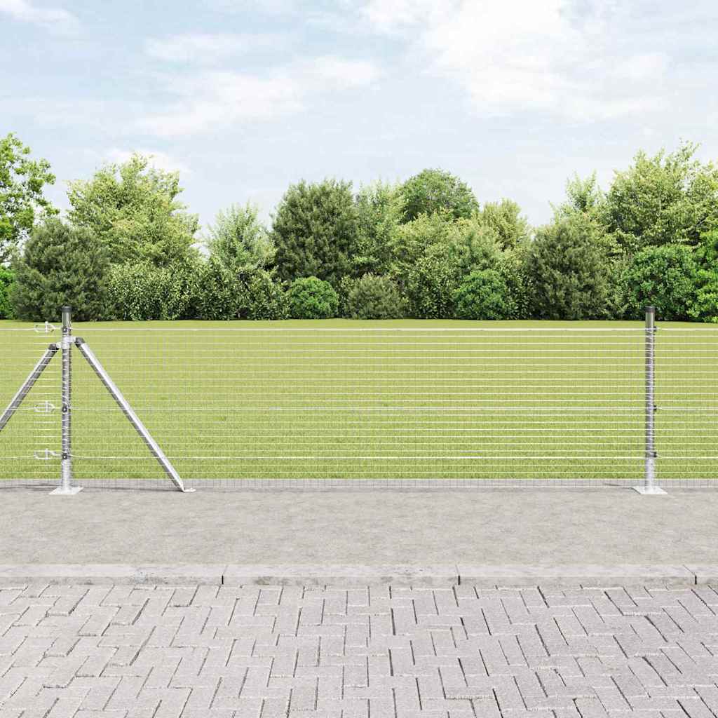 Zavareno žičano ogradno mreža s betonskom podlogom 25 x 0,6 m