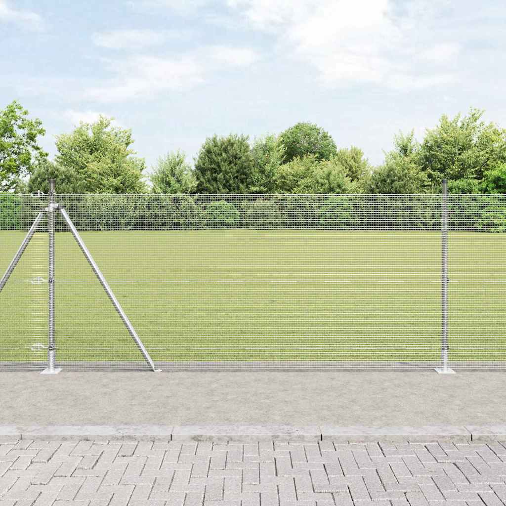 Zavareno žičano ogradno mreža s betonskom podlogom 25 x 0,8 m