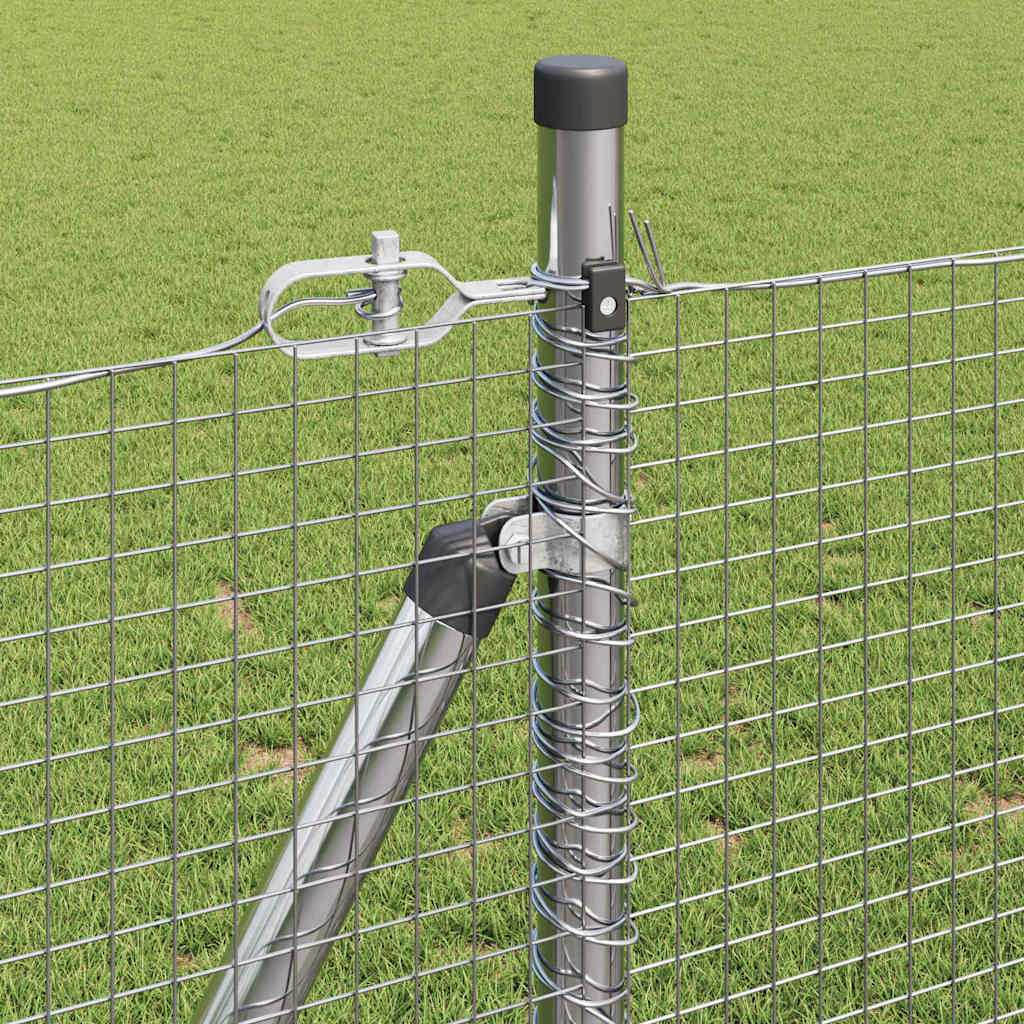 Zavareno žičano ogradno mreža s betonskom podlogom 25 x 0,8 m