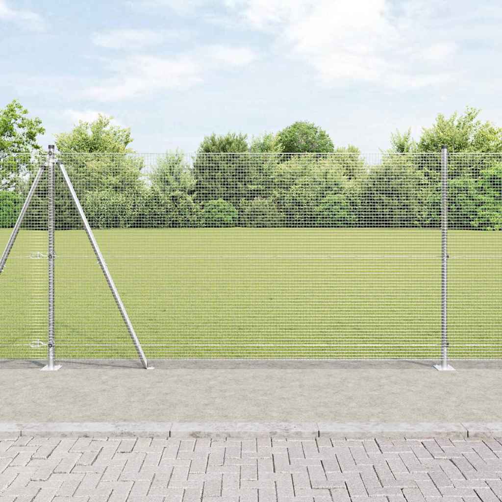 Zavareno žičano ogradno mreža s betonskom podlogom 25 x 1,2 m