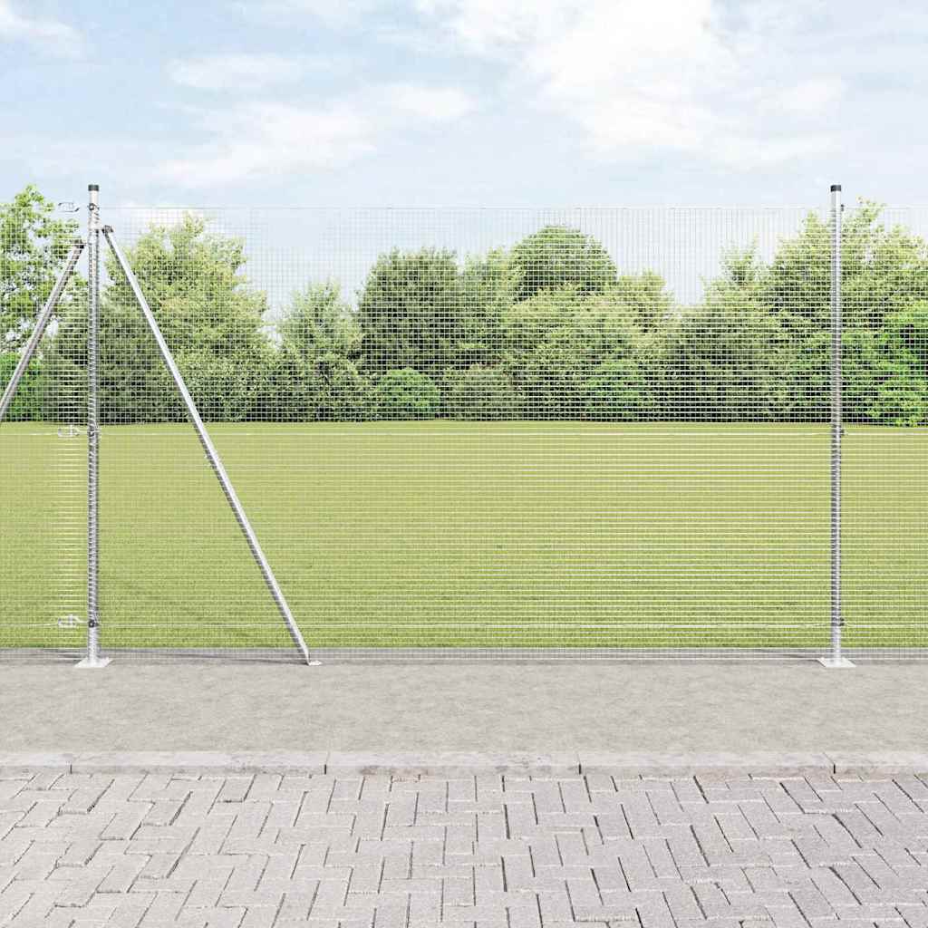 Zavareno žičano ogradno mreža s betonskom podlogom 25 x 1,5 m
