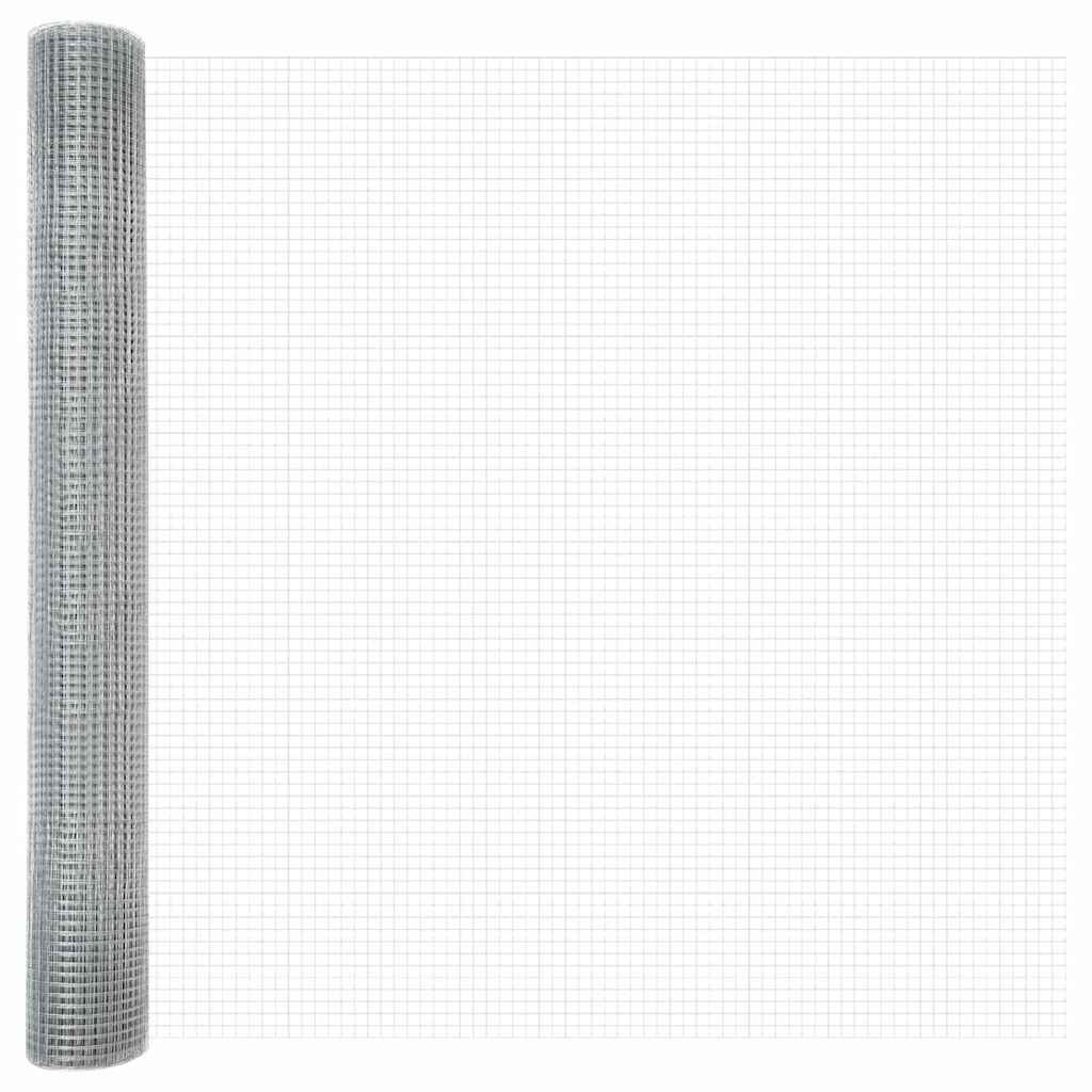 Zavareno žičano ogradno mreža s betonskom podlogom 50 x 0,8 m