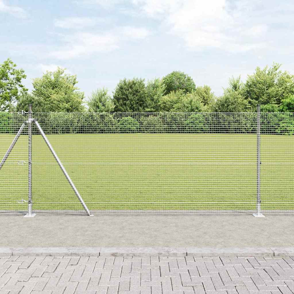 Zavareno žičano ogradno mreža s betonskom podlogom 50 x 1 m