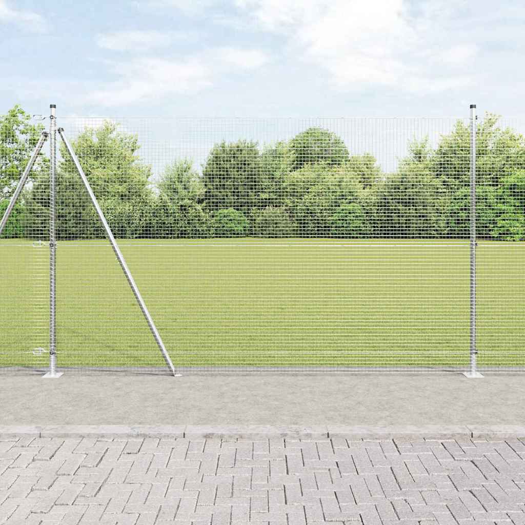 Zavareno žičano ogradno mreža s betonskom podlogom 50 x 1,4 m