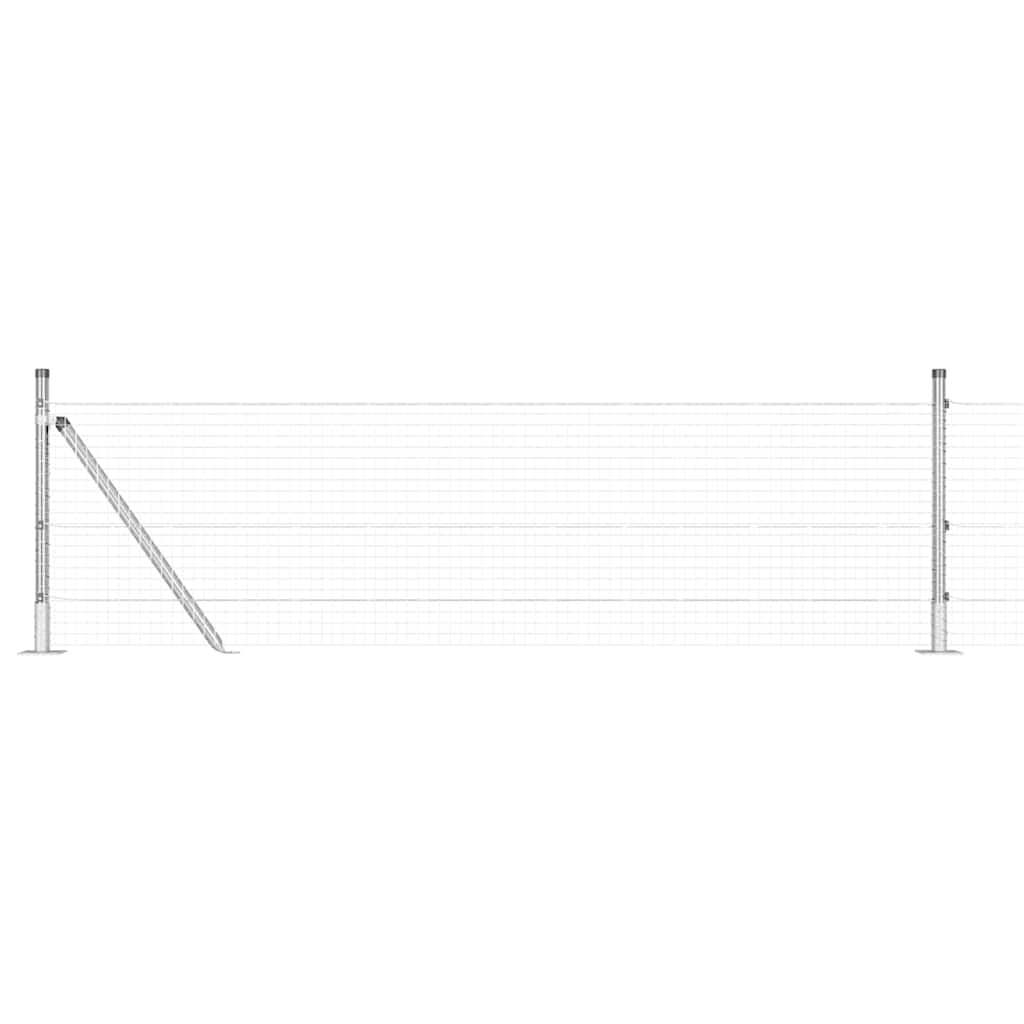 Zavareno žičano ogradno mreža s betonskom podlogom 100 x 0,5 m