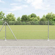 Zavareno žičano ogradno mreža s betonskom podlogom 100 x 0,8 m