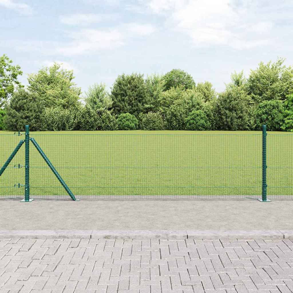 Zavareno žičano ogradno mreža s betonskom podlogom 10 x 0,6 m