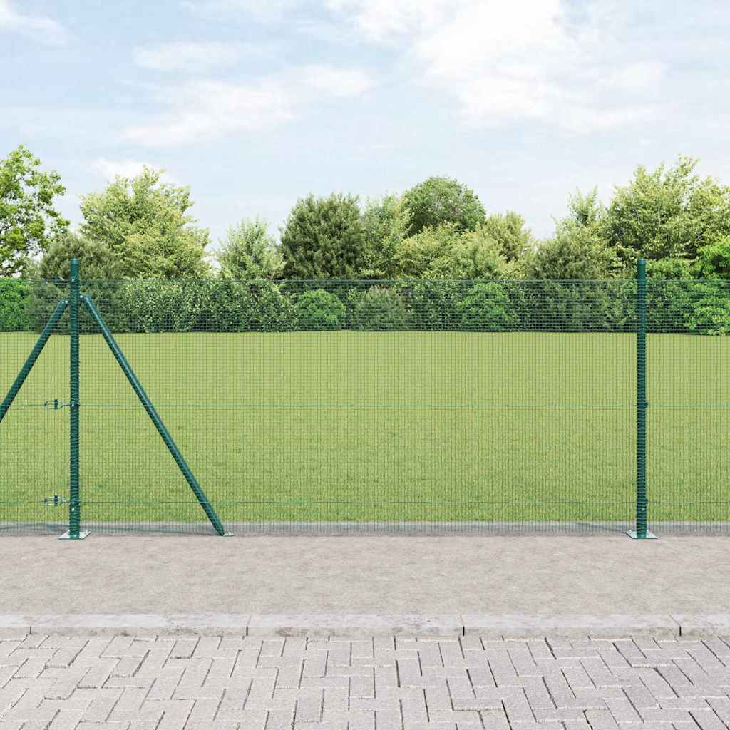 Zavareno žičano ogradno mreža s betonskom podlogom 10 x 0,8 m