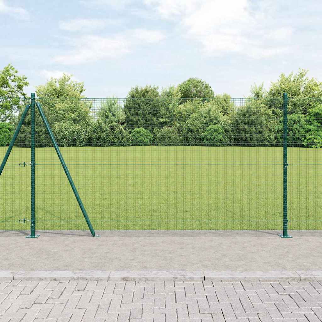 Zavareno žičano ogradno mreža s betonskom podlogom 10 x 1,2 m