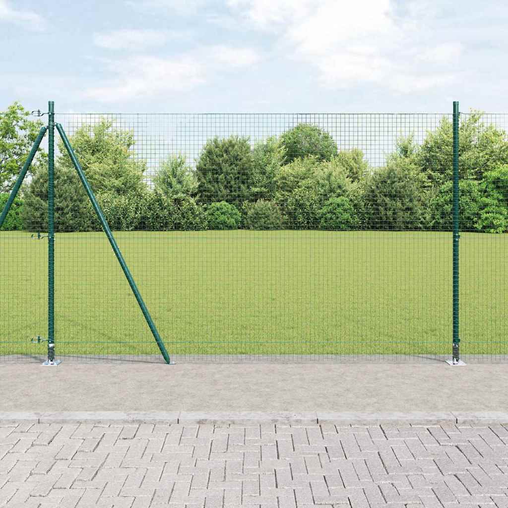 Zavareno žičano ogradno mreža s betonskom podlogom 10 x 1,4 m