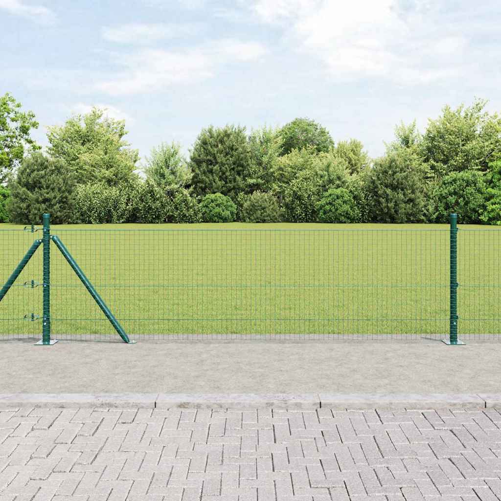 Zavareno žičano ogradno mreža s betonskom podlogom 25 x 0,6 m