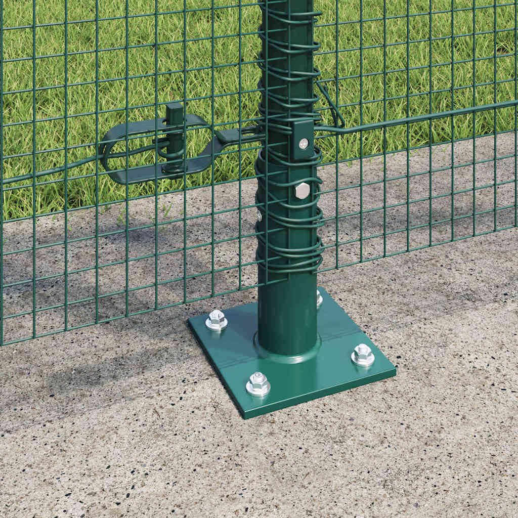 Zavareno žičano ogradno mreža s betonskom podlogom 25 x 1,2 m