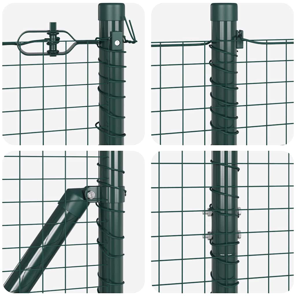 Zavareno žičano ogradno mreža s betonskom podlogom 50 x 1,2 m